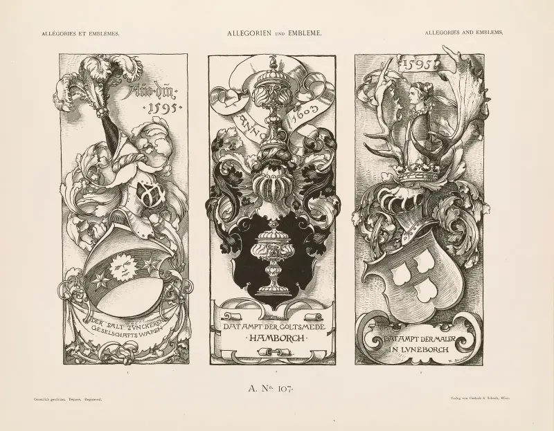 Allegorien und Embleme Vol. II Pl.117 av Albert Ilg