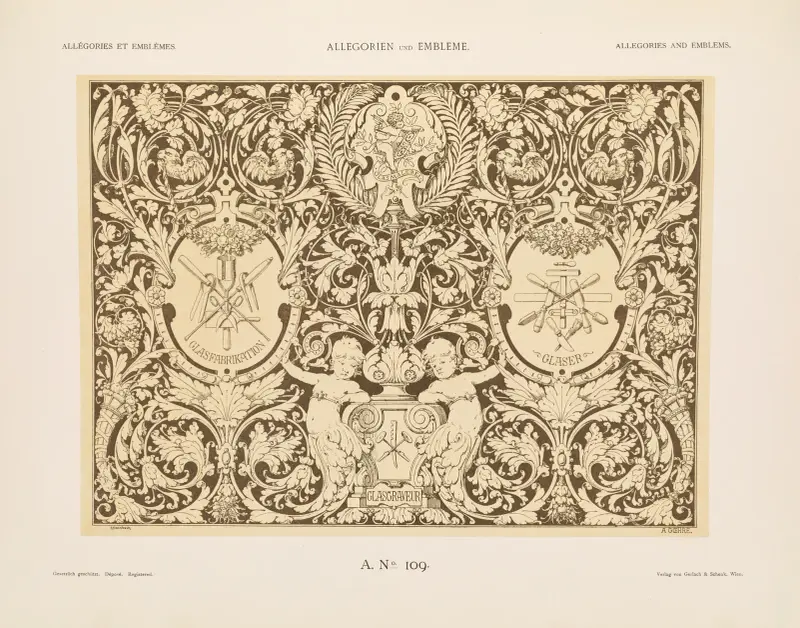 Allegorien und Embleme Vol. II Pl.119 av Albert Ilg