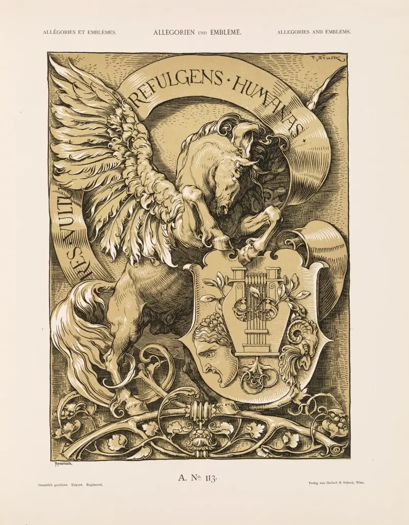 Allegorien und Embleme Vol. II Pl.123 av Albert Ilg