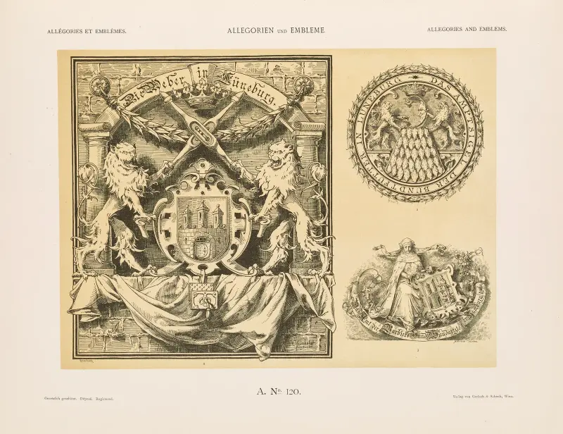 Allegorier och emblem Vol. II Pl. 130 av Albert Ilg