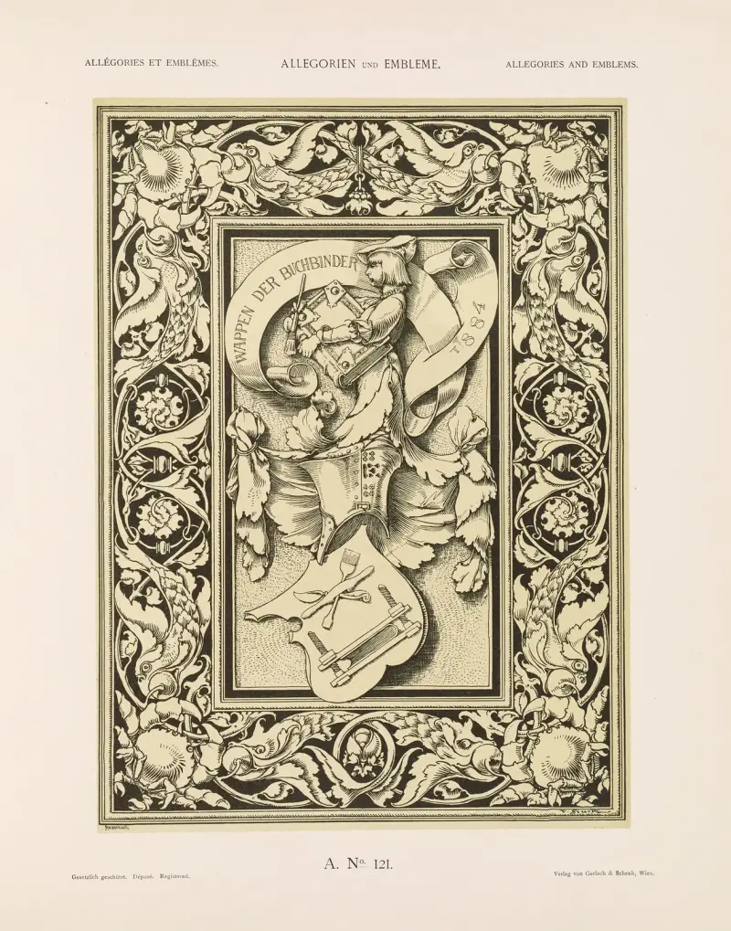 Allegorien und Embleme Vol. II Pl.131 av Albert Ilg