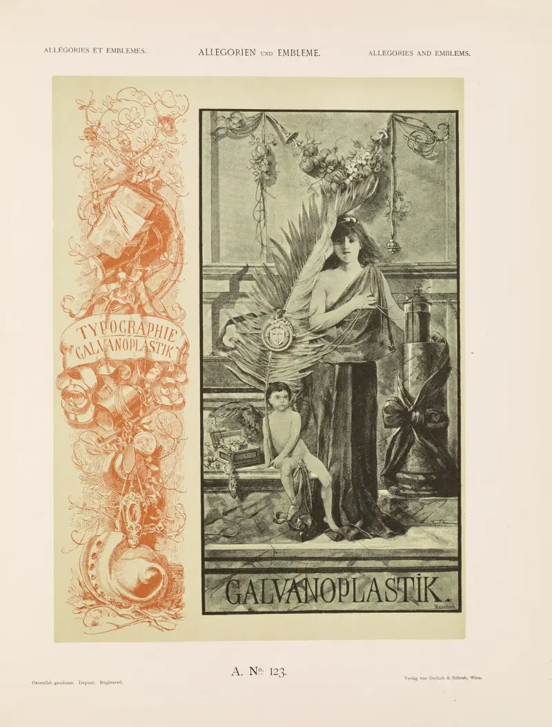 Allegorien und Embleme Vol. II Pl.134 av Albert Ilg