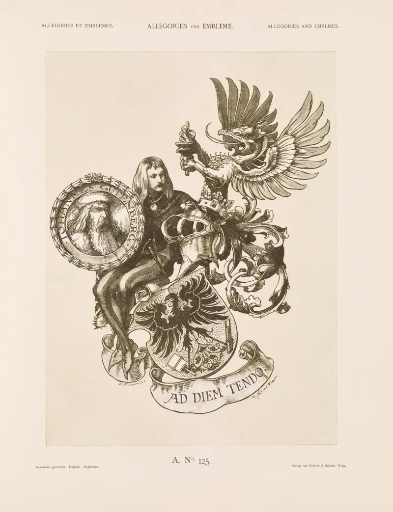 Allegorien und Embleme Vol. II Pl.136 av Albert Ilg