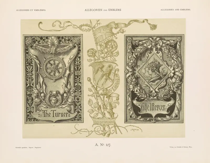 Allegorier och emblem vol. II pl. 138 av Albert Ilg