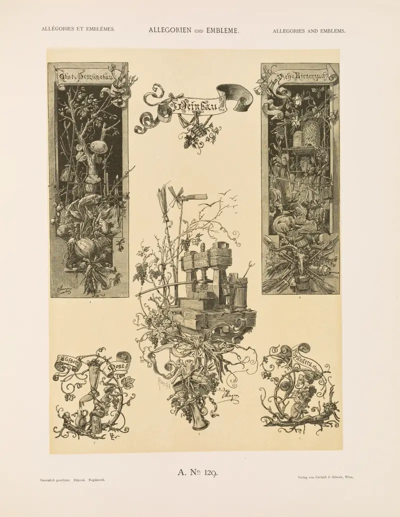 Allegorien und Embleme Vol. II Pl.140 av Albert Ilg