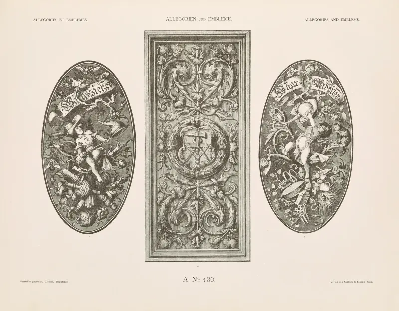 Allegorien und Embleme Vol. II Pl.141 av Albert Ilg