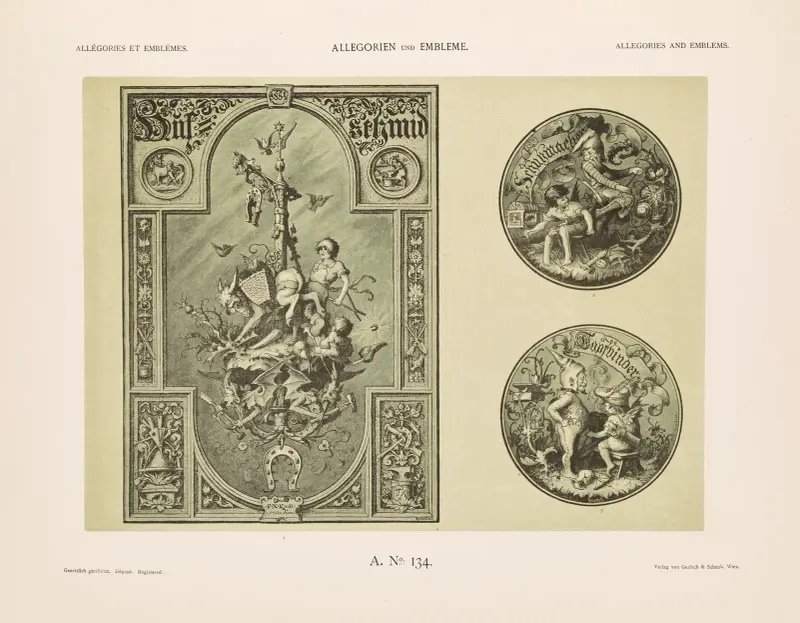 Allegorien und Embleme Vol. II Pl.145 av Albert Ilg