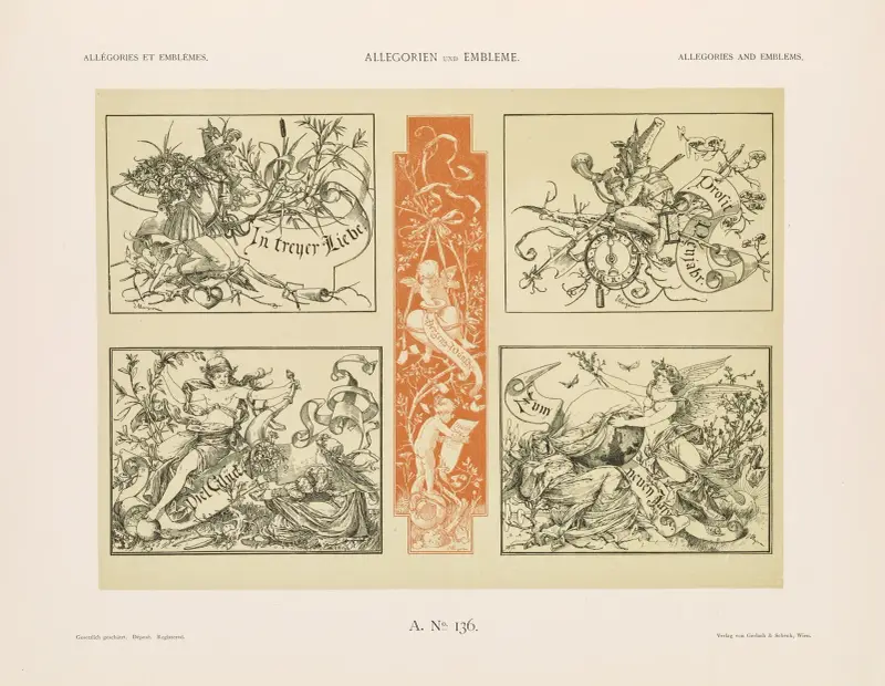 Allegorien und Embleme Vol. II Pl.147 av Albert Ilg