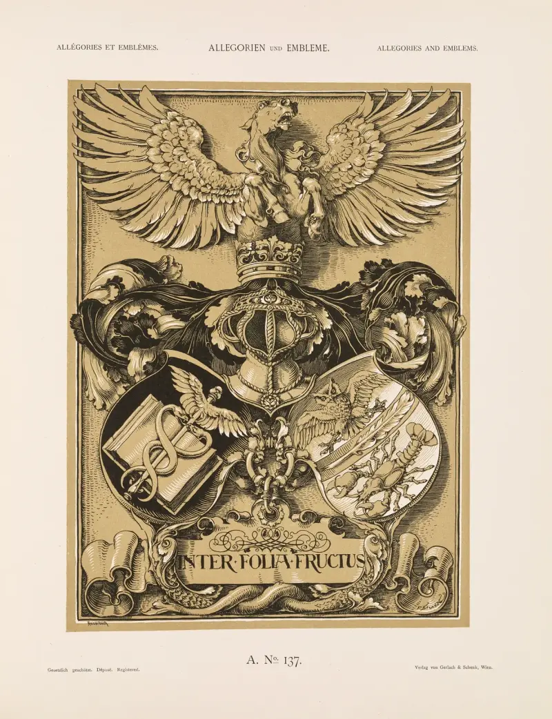 Allegorien und Embleme Vol. II Pl.148 av Albert Ilg