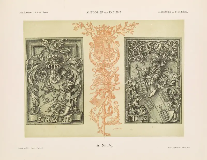 Allegorien und Embleme Vol. II Pl.150 av Albert Ilg