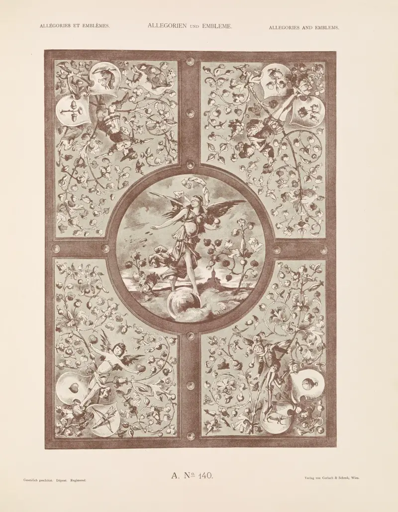 Allegorien und Embleme Vol. II Pl.151 av Albert Ilg