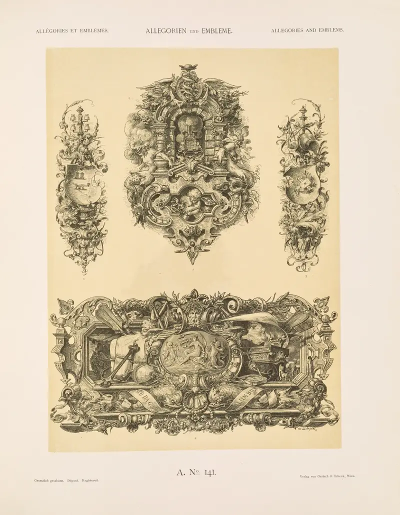 Allegorien und Embleme Bd. II Taf. 152 von Albert Ilg