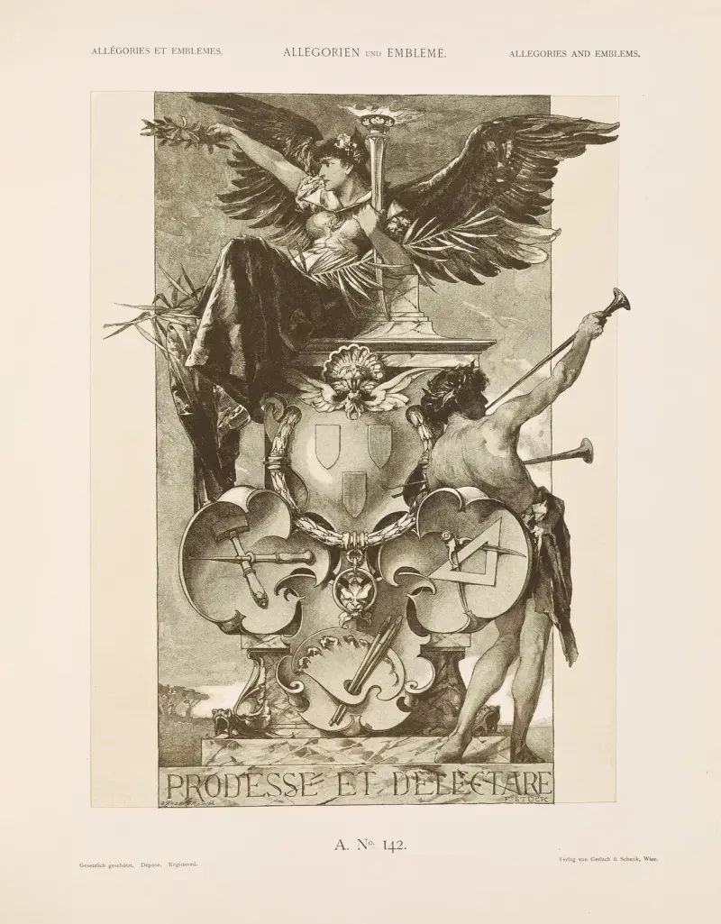 Allegorien und Embleme Vol. II Pl.153 av Albert Ilg