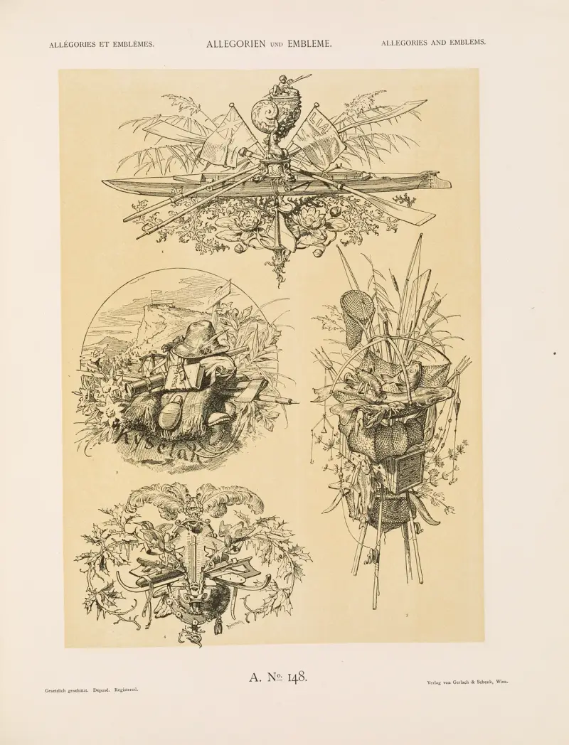Allegorien und Embleme Vol. II Pl.159 av Albert Ilg
