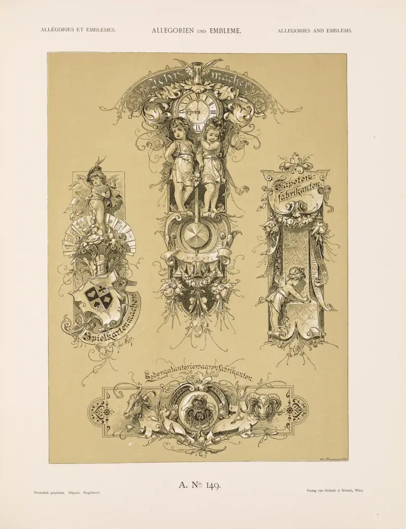Allegorien und Embleme Vol. II Pl.160 av Albert Ilg
