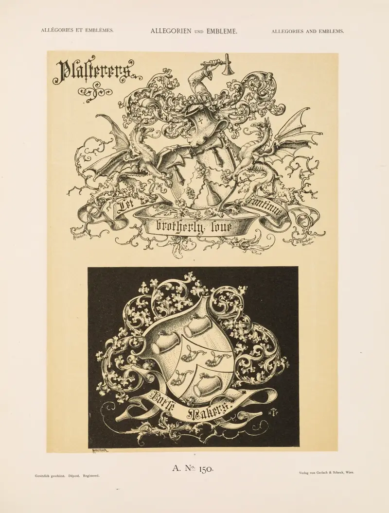 Allegorien und Embleme Vol. II Pl.161 av Albert Ilg