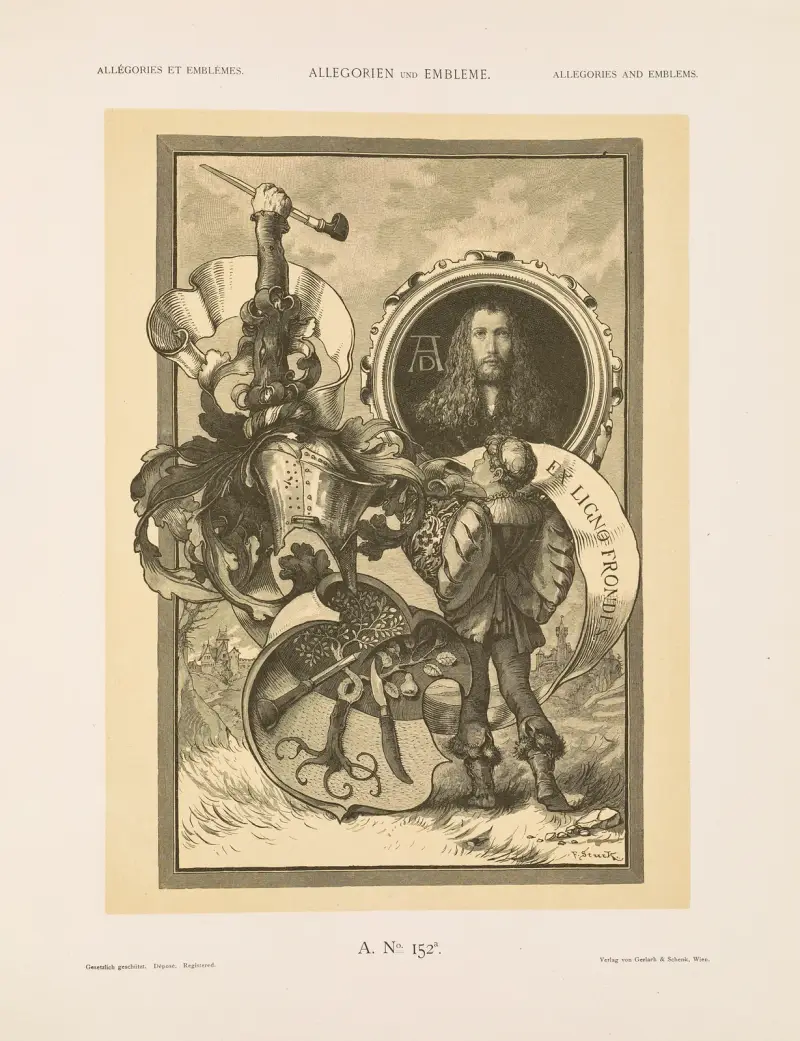 Allegorien und Embleme Vol. II Pl.164 av Albert Ilg