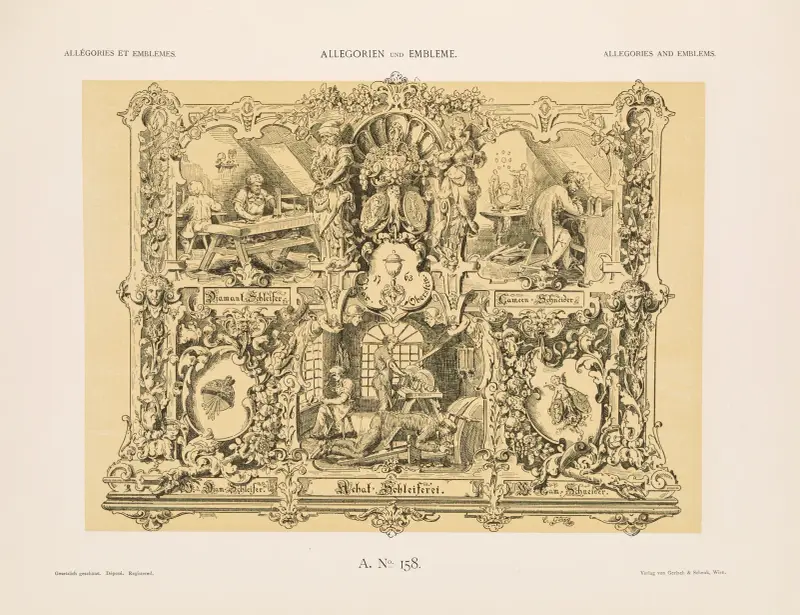Allegorien und Embleme Vol. II Pl.170 av Albert Ilg
