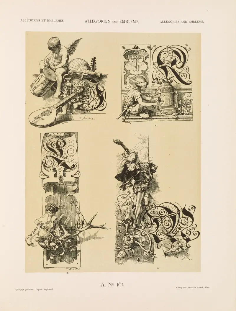 Allegorien und Embleme Vol. II Pl.173 av Albert Ilg