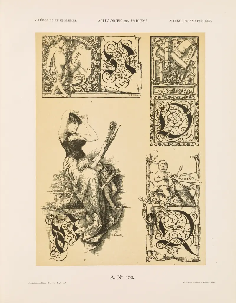 Allegorien und Embleme Vol. II Pl.174 av Albert Ilg
