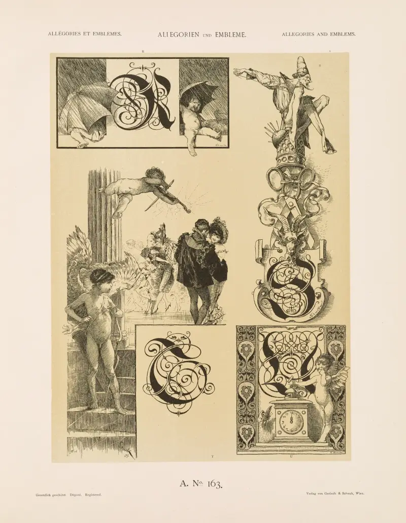 Allegorien und Embleme Vol. II Pl.175 av Albert Ilg