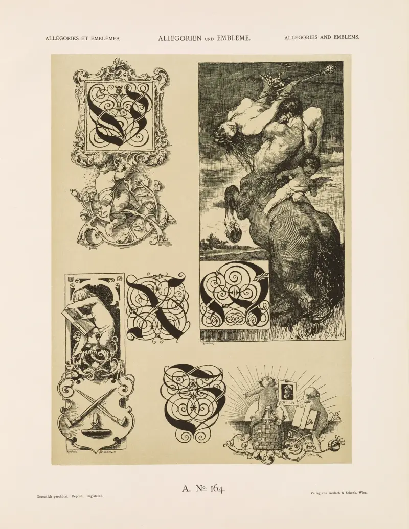 Allegorien und Embleme Vol. II Pl.176 av Albert Ilg