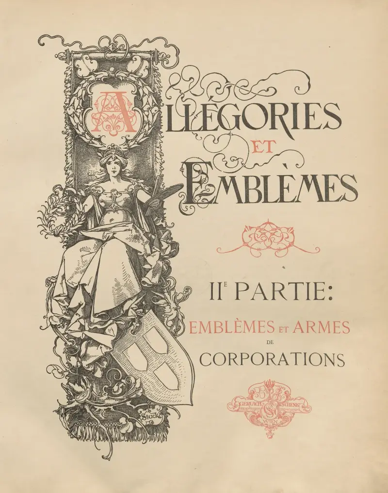 Allegorier och emblem, pl. 001 av Albert Ilg