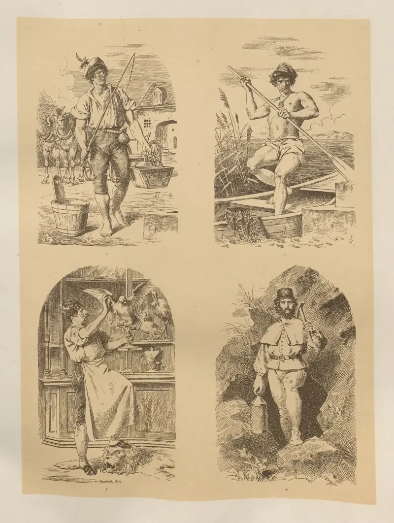 Allegorier och emblem, plansch 005 av Albert Ilg