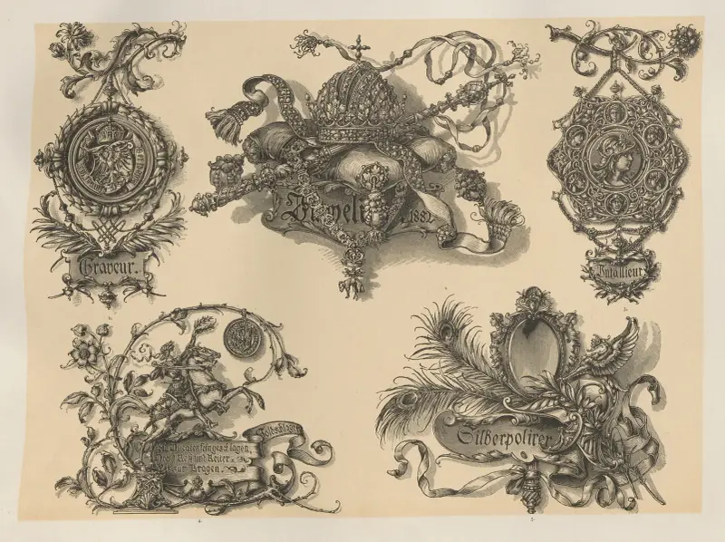Allegorier och Emblem Pl.006 av Albert Ilg