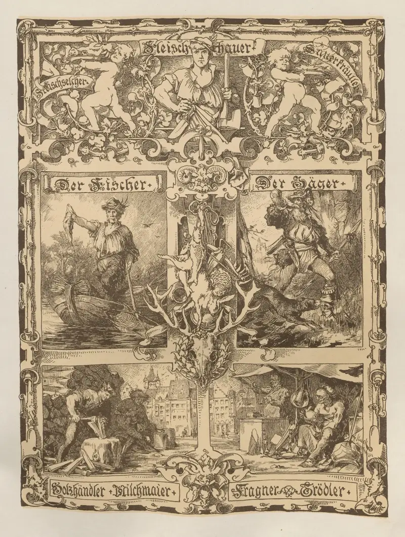 Allegorier och emblem, plansch 8 av Albert Ilg
