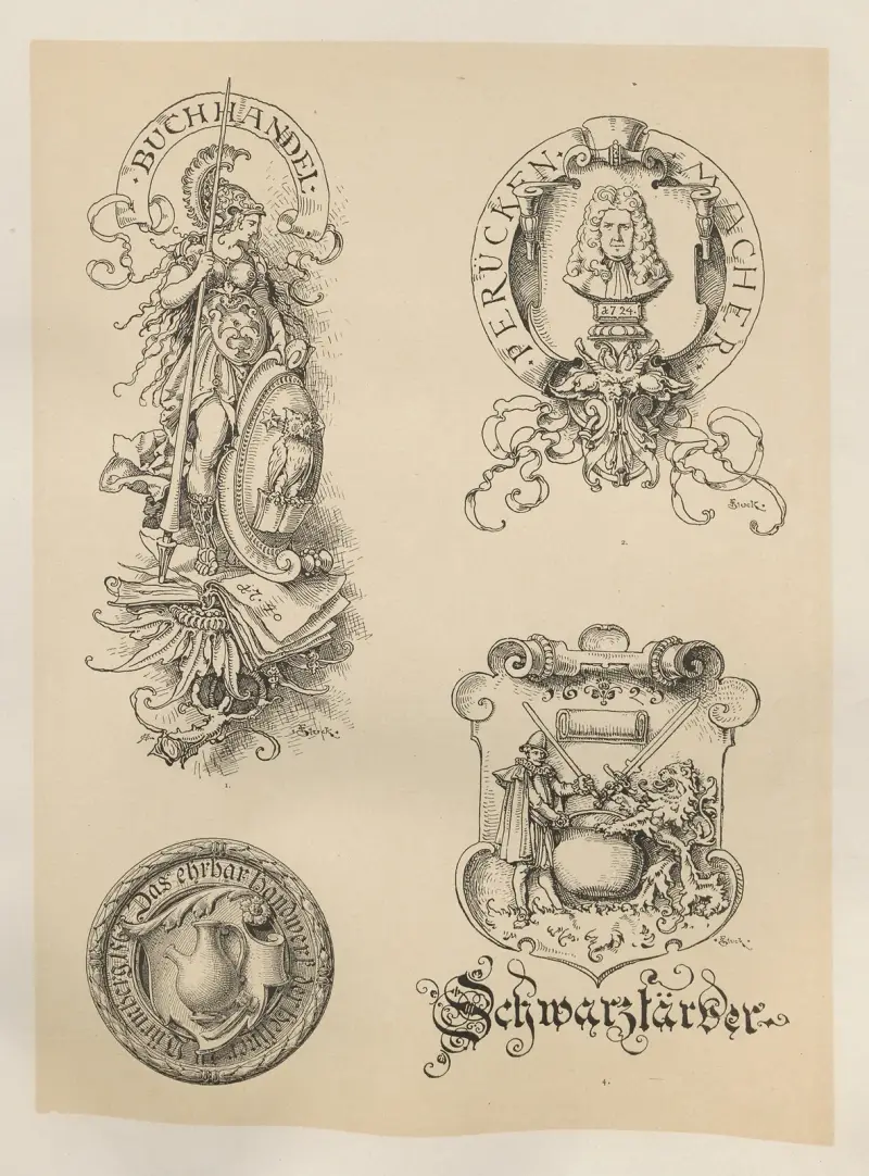 Allegories and Emblems Pl.011 av Albert Ilg