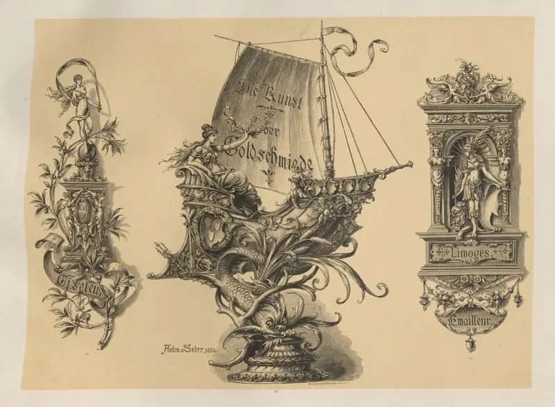 Allegorier och emblem, plansch 012 av Albert Ilg