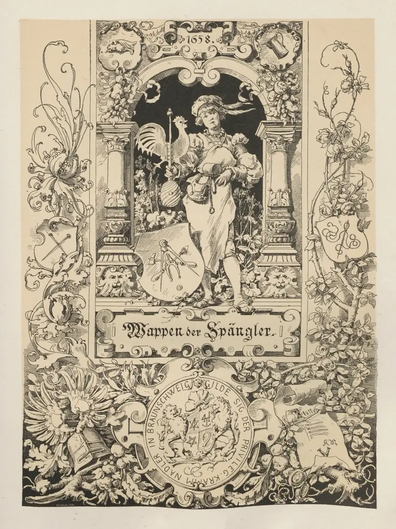 Allegories and Emblems Pl.027 av Albert Ilg