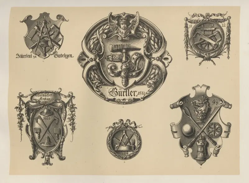 Allegories and Emblems Pl.040 av Albert Ilg