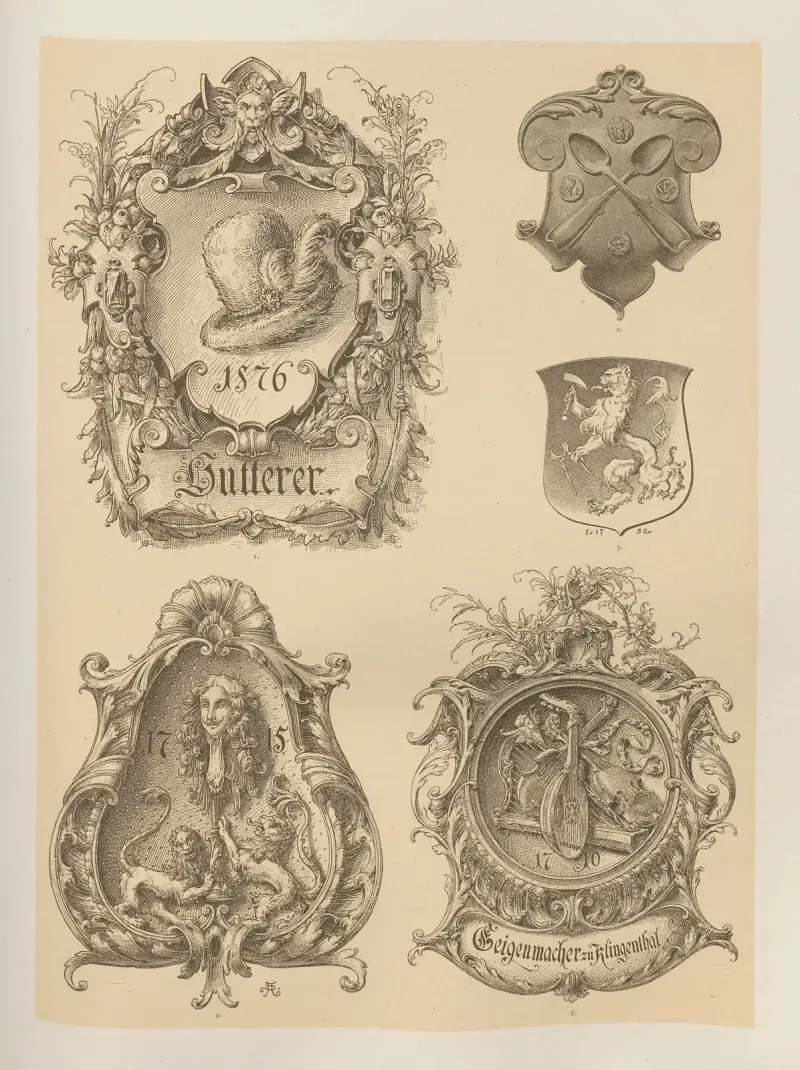 Allegories and Emblems Pl.051 av Albert Ilg