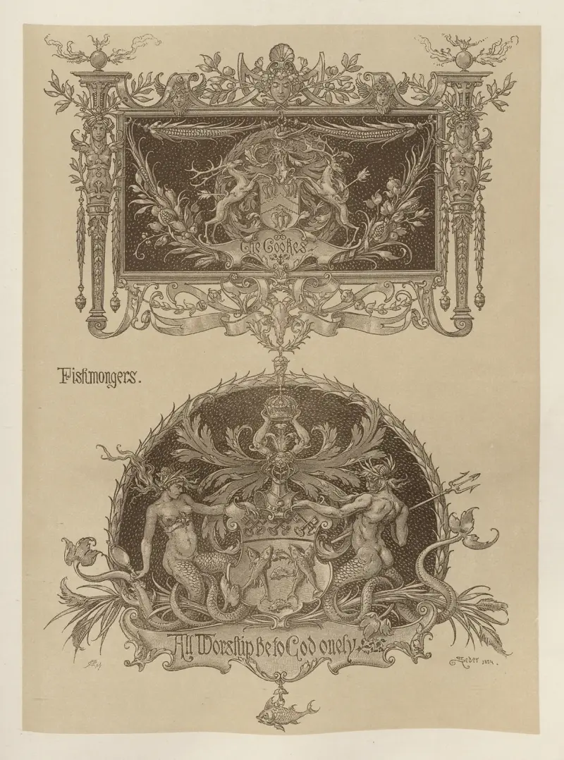 Allegories and Emblems Pl.060 av Albert Ilg