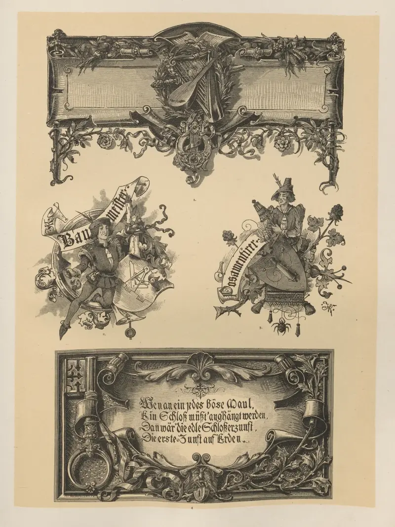 Allegorien und Embleme Taf. 080 von Albert Ilg