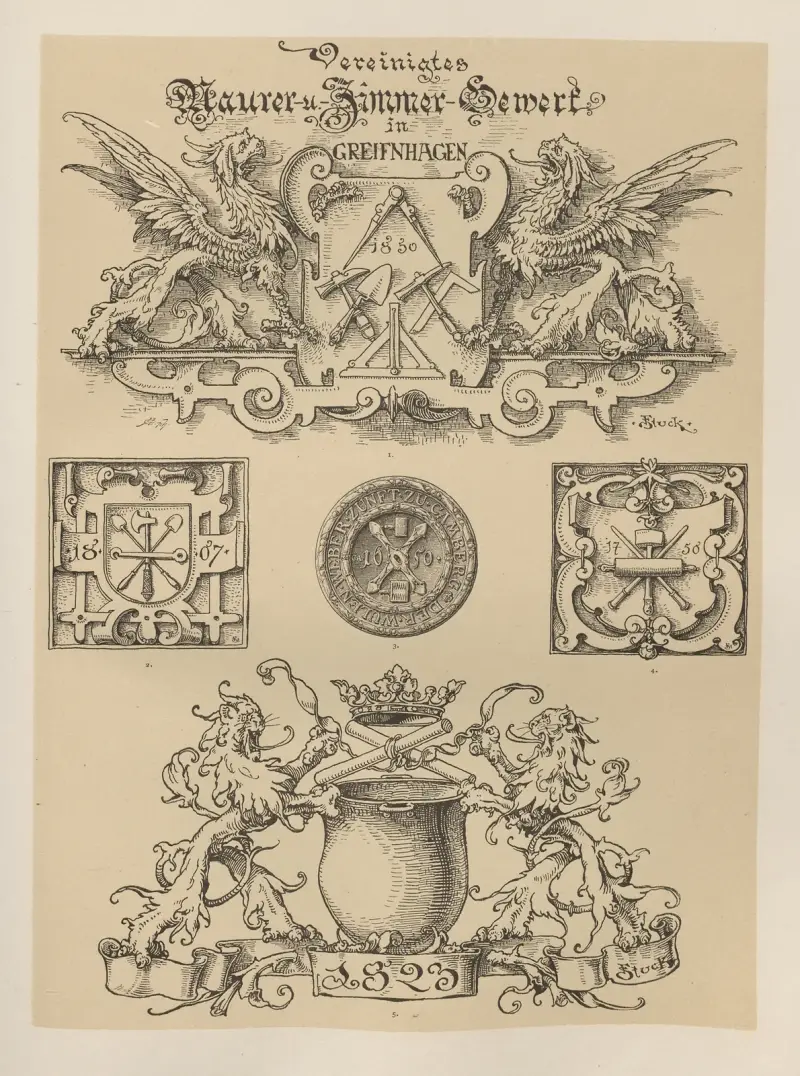 Allegorier och emblem, pl. 84 av Albert Ilg