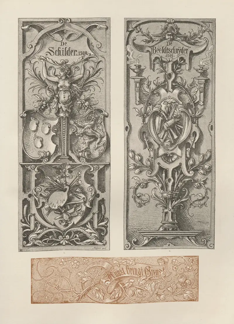 Allegories and Emblems Pl.092 av Albert Ilg