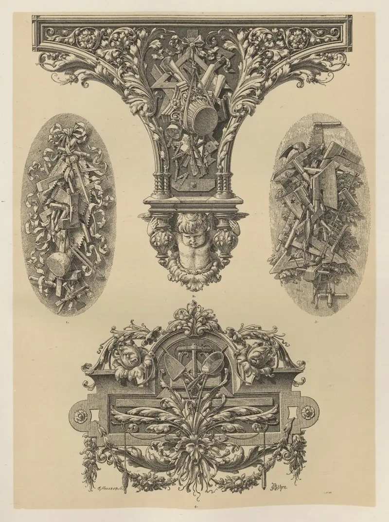 Allegorier och emblem, plansch 095 av Albert Ilg