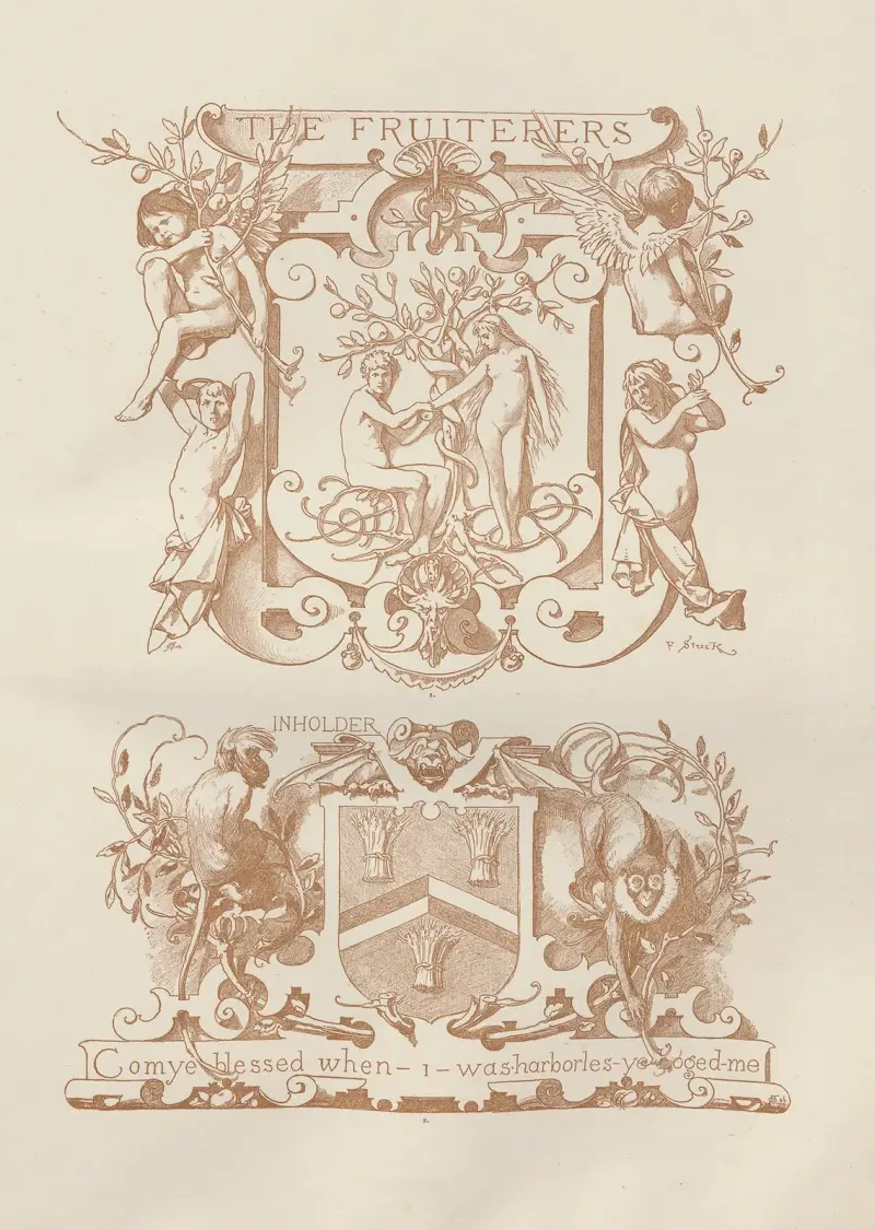 Allegories and Emblems Pl.100 av Albert Ilg