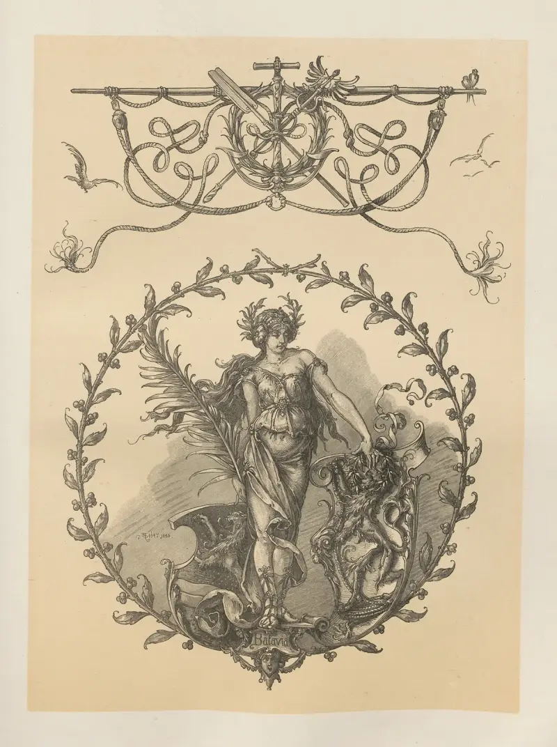 Allegories and Emblems Pl.101 av Albert Ilg