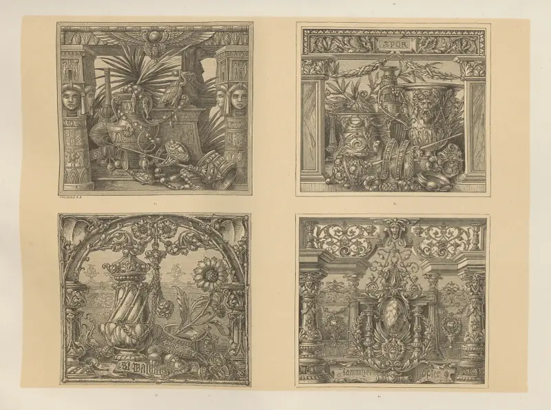 Allegories and Emblems Pl.107 av Albert Ilg