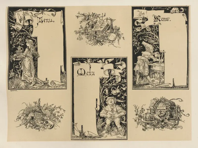 Allegories and Emblems Pl.112 av Albert Ilg