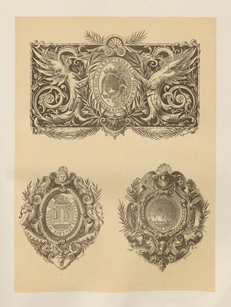 Allegories and Emblems Pl.116 av Albert Ilg