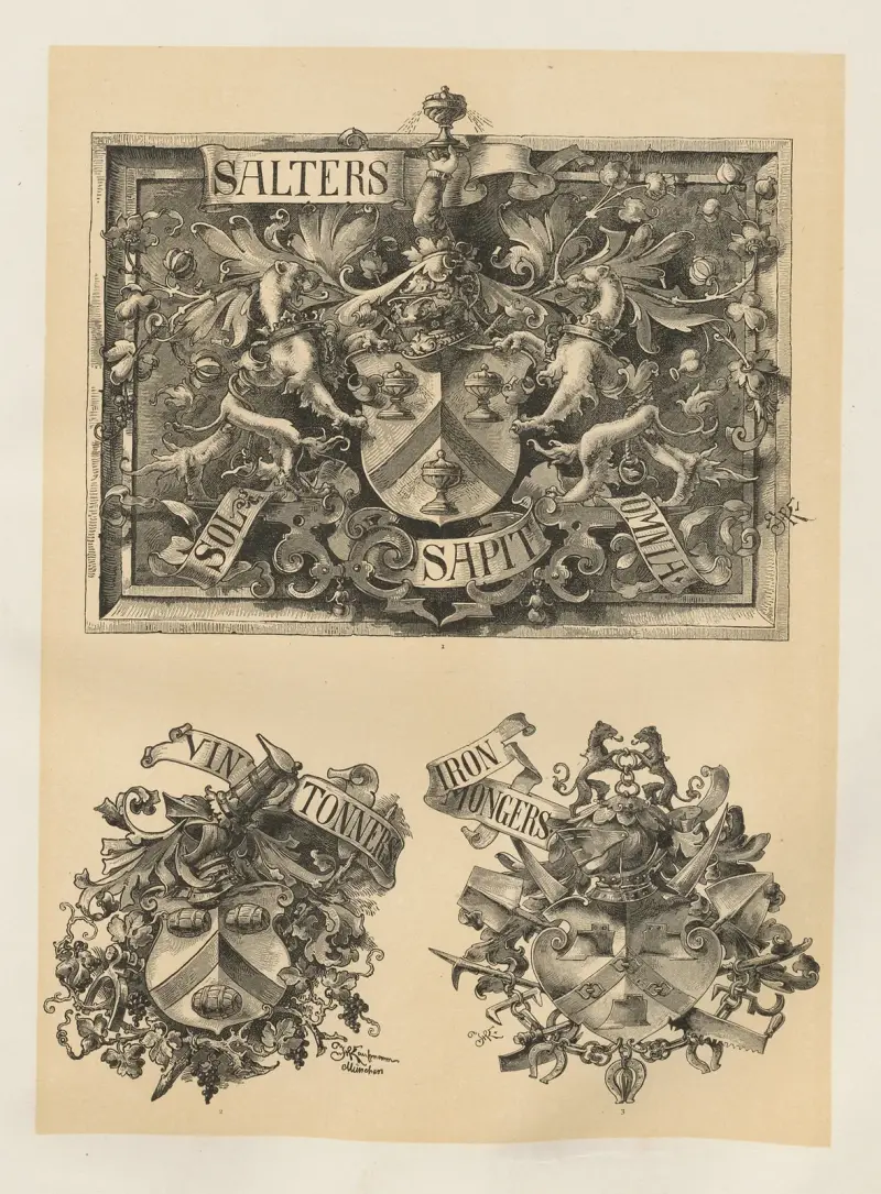 Allegories and Emblems Pl.143 av Albert Ilg