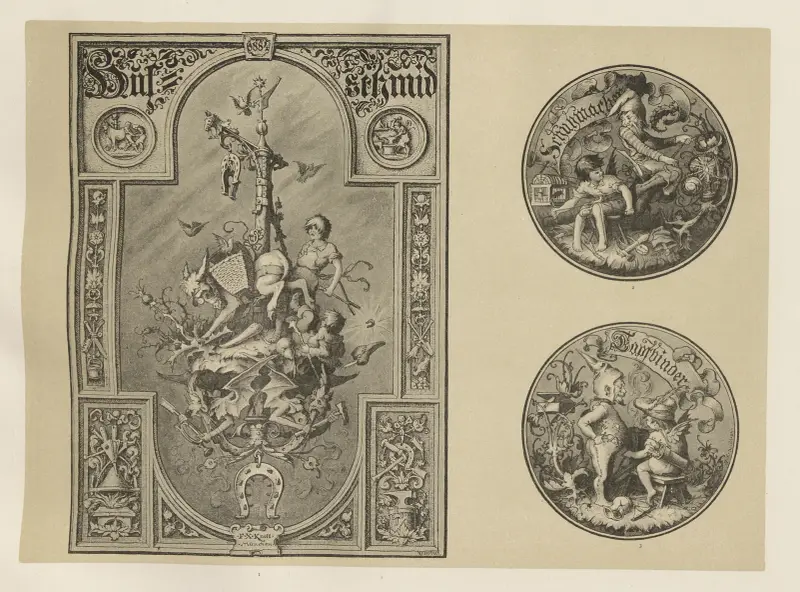 Allegories and Emblems Pl.146 av Albert Ilg