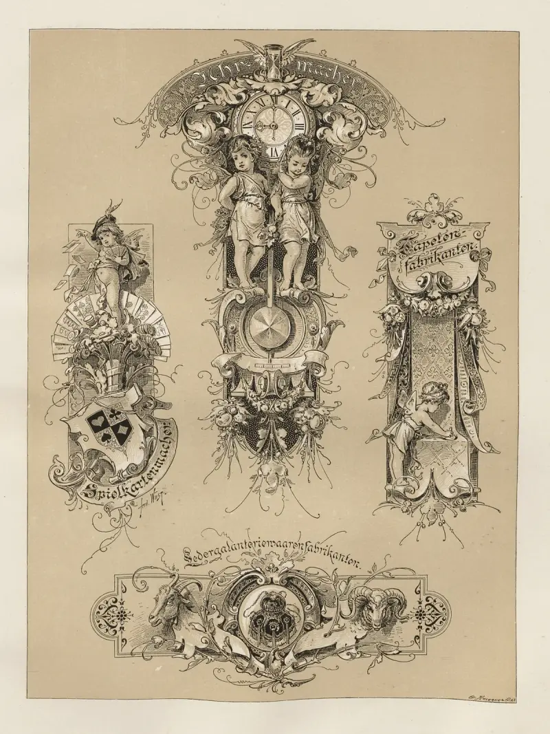 Allegorier och emblem, plansch 161 av Albert Ilg