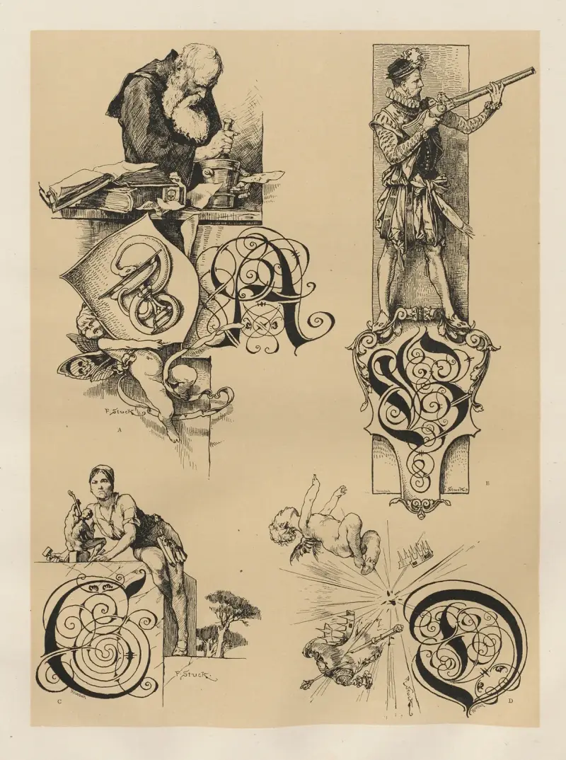 Allegorier och emblem, plansch 172 av Albert Ilg