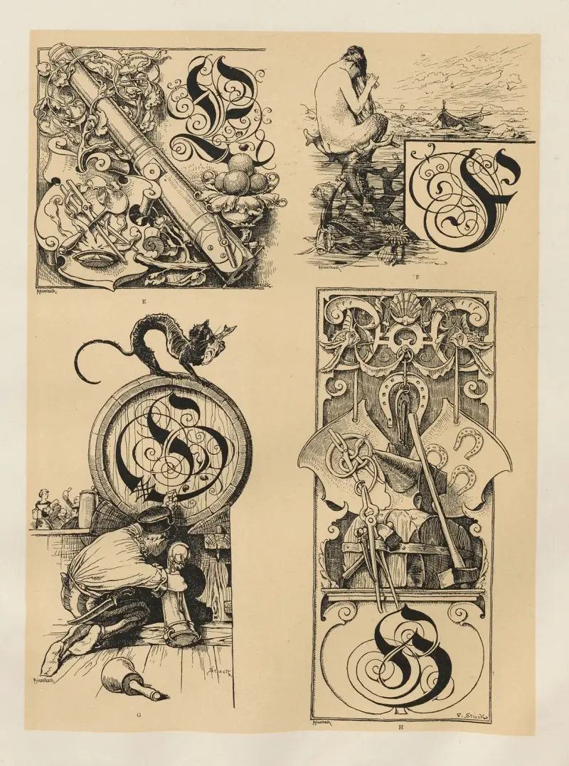Allegorier och emblem, plansch 173 av Albert Ilg